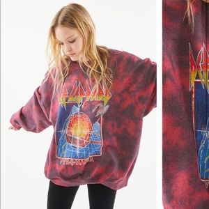 Urban outfitters red oversized sweatshirt